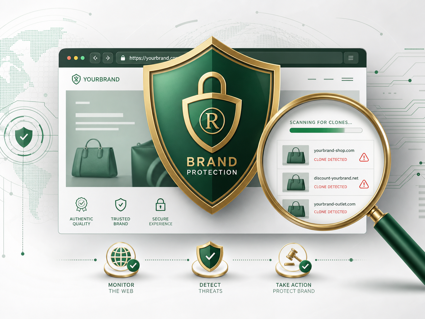 Brand Protection Illustration